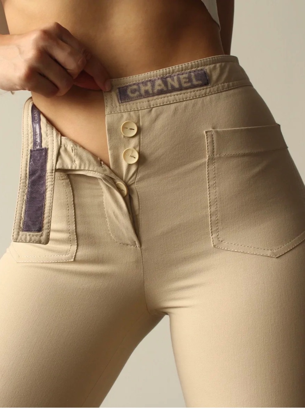 CHANEL x Karl Lagerfeld Coveted Y2K High-Rise Cargo.